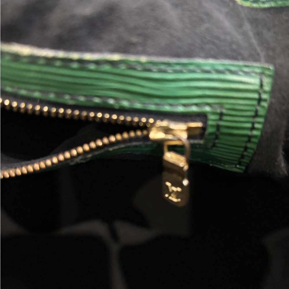 Vintage Louis Vuitton Green Epi Petit Noé Bucket Bag Shoulder Bag - Picture 14 of 16